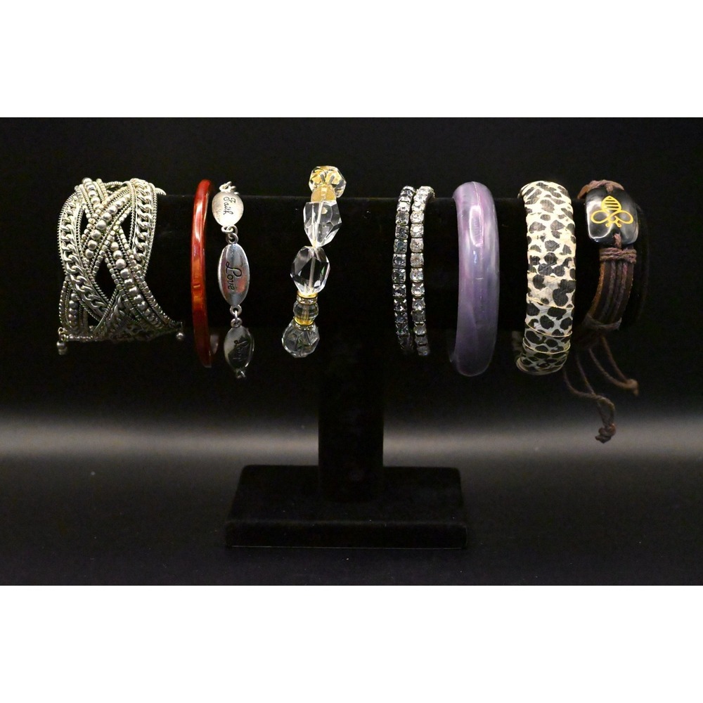 Vintage & Modern Bracelet Lot Mixed Jewelry Accessories Fashion Outfit Accent